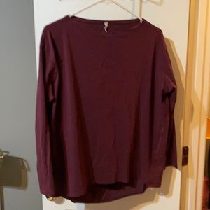 Lululemon back in action long sleeve shirt